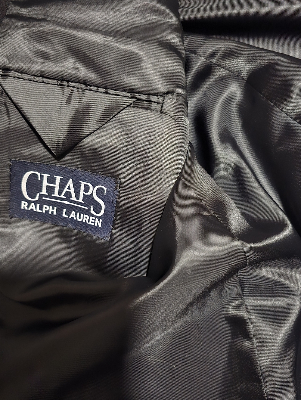 Chaps Ralph Lauren Men's Black Single-Breasted Suit Jacket - Picture 7 of 9